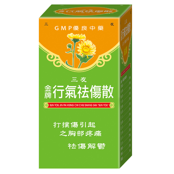 金牌行氣祛傷散